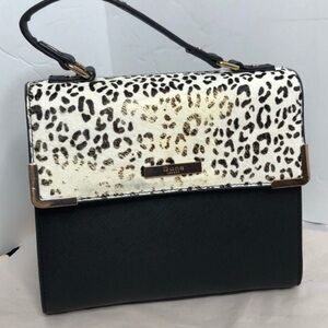 Dune London black and gold cross body bag